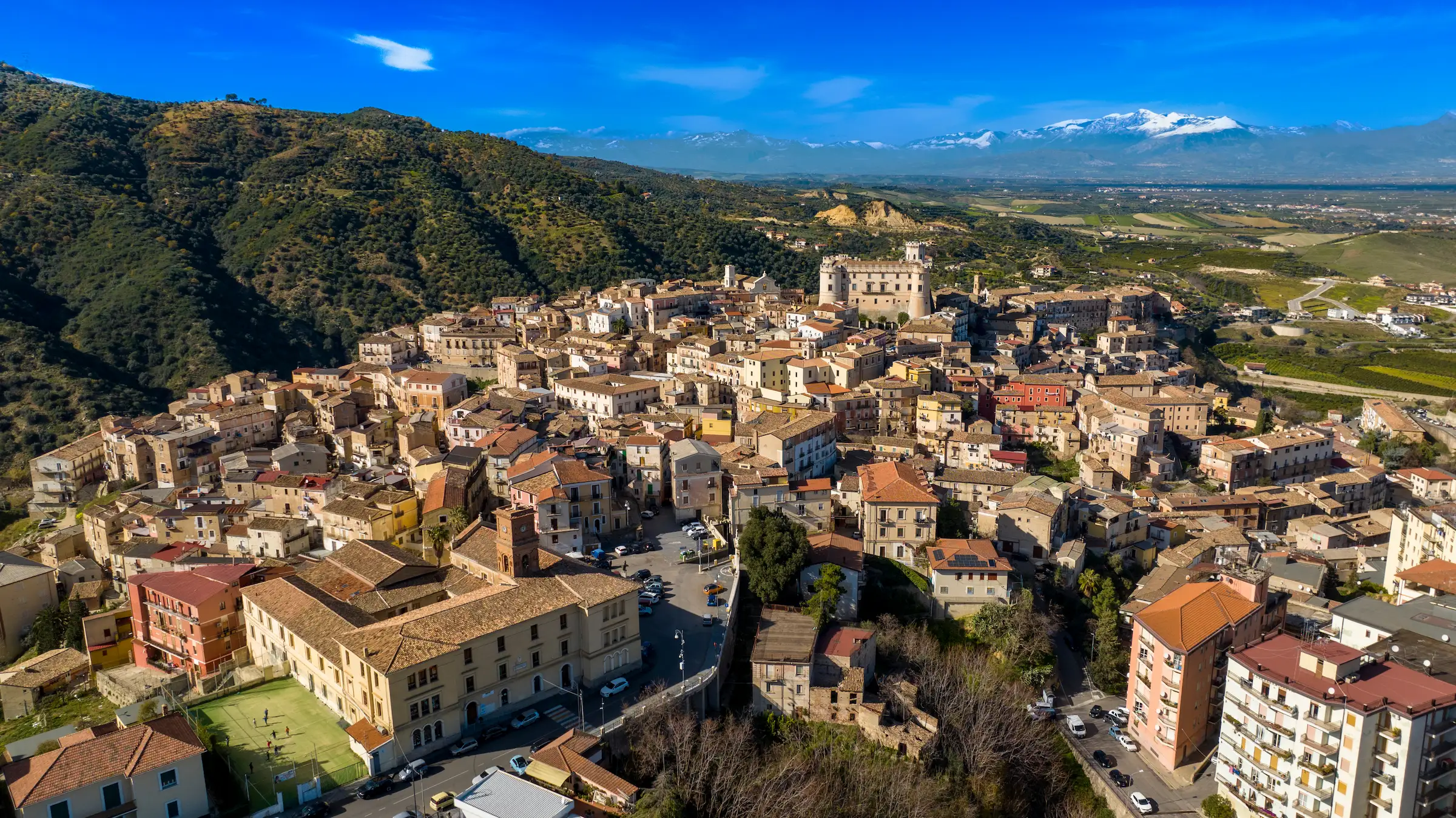 Corigliano Rossano dall'alto