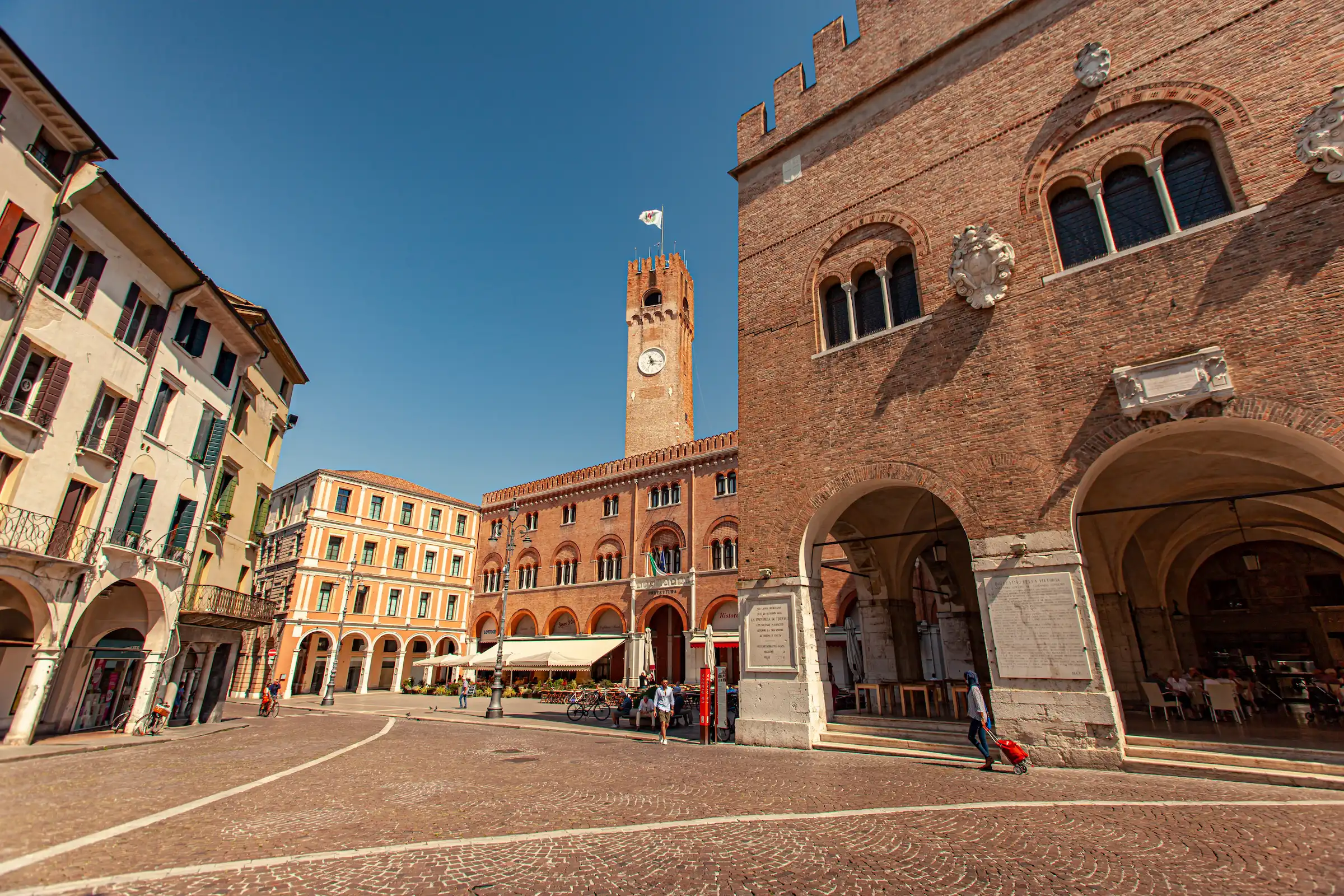 Piazza centrale di Treviso